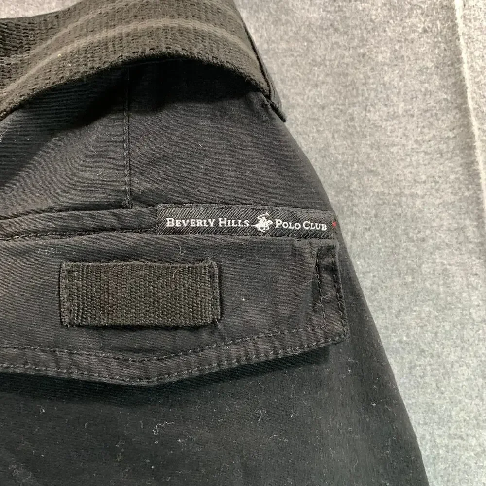 Beverly Hills Polo Club Shorts Adults Size 34 Black Casual Shorts